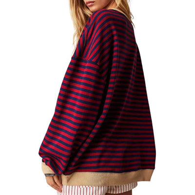 RIVAGE™ | FELPA A RIGHE OVERSIZE