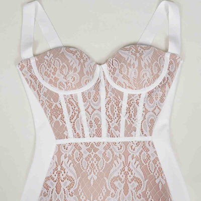 NOIR™ | ABITO IN PIZZO MIDI