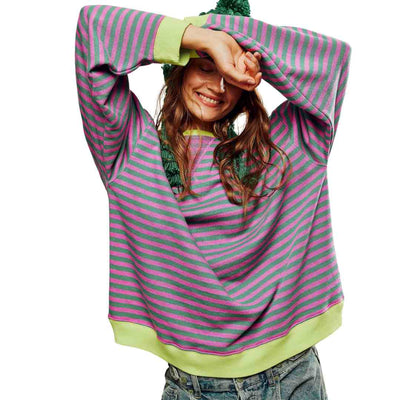RIVAGE™ | FELPA A RIGHE OVERSIZE