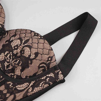 NOIR™ | ABITO IN PIZZO MIDI
