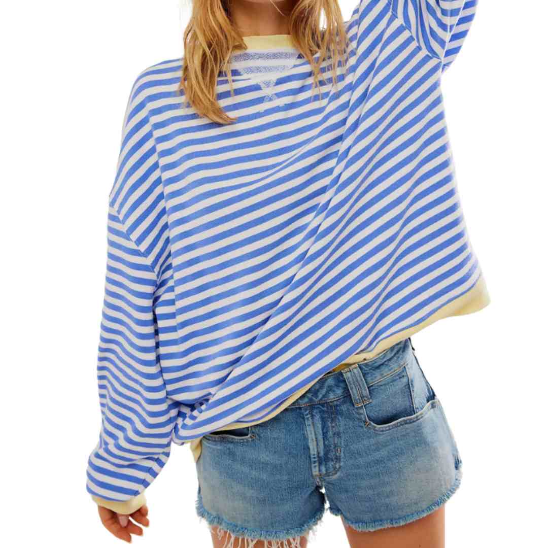 RIVAGE™ | FELPA A RIGHE OVERSIZE
