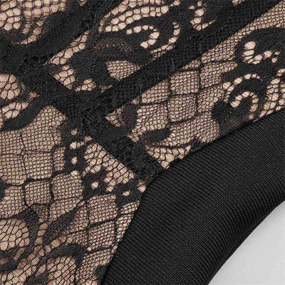 NOIR™ | ABITO IN PIZZO MIDI