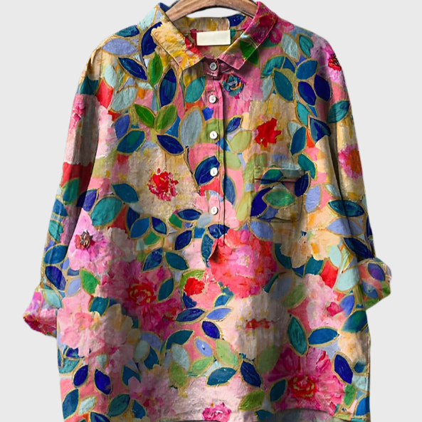 LAURA™ | Camicia Floreale Oversize