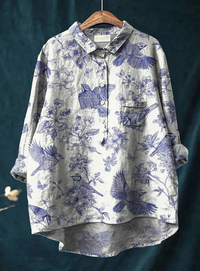 LAURA™ | Camicia Floreale Oversize