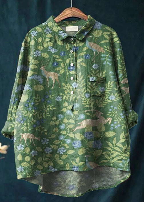 LAURA™ | Camicia Floreale Oversize