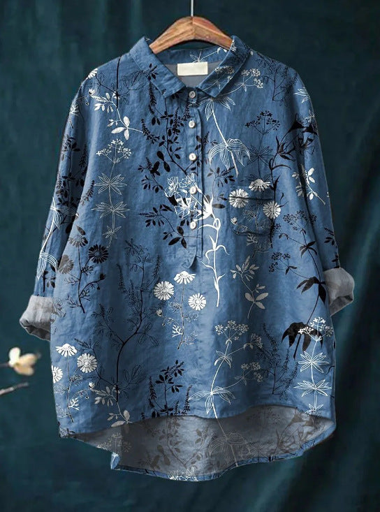LAURA™ | Camicia Floreale Oversize