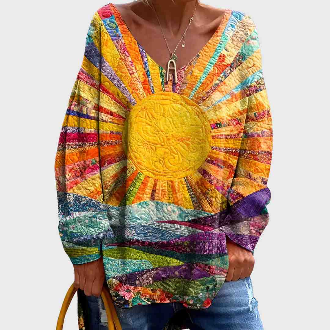 ELISA™ | CAMICIA ARTISTICA A RAGGI DI SOLE